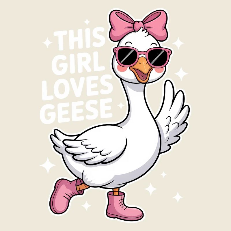 Gans Spruch Mädchen Gänse Lustiges Gans Geschenk