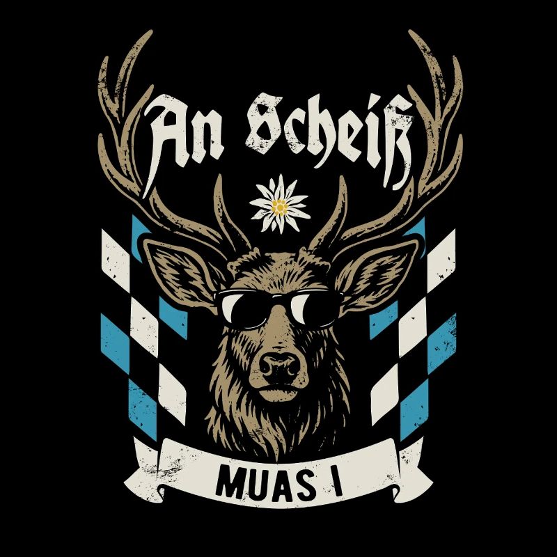 Cooler Hirsch - An Scheiß muas i - Bier & Gaudi