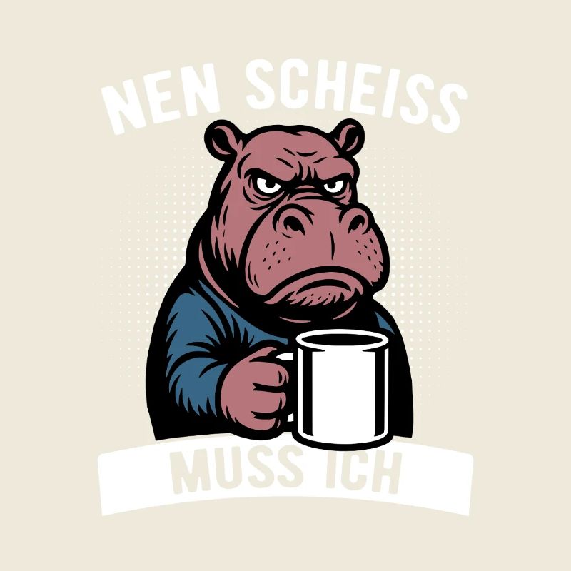 Stures Nilpferd - Nen Scheiß muss ich - Kaffee