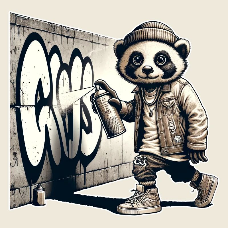 Panda Graffiti