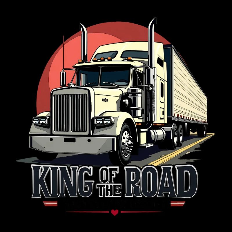 Roi de la route – Conception de camionneur