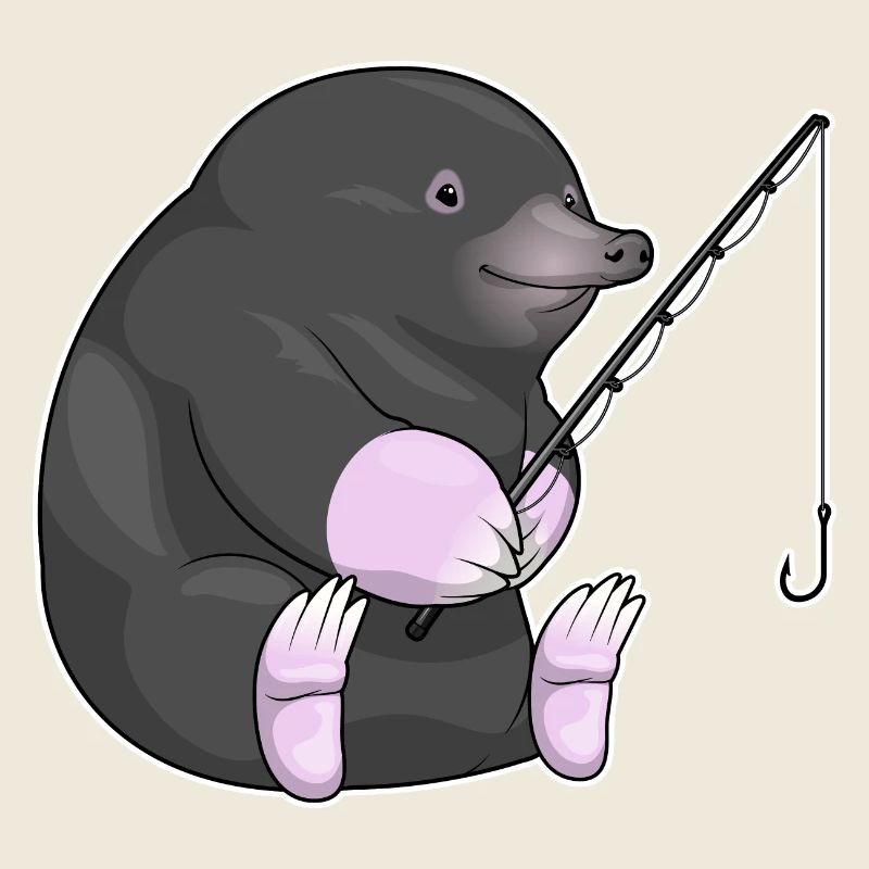 Maulwurf Angler Angelrute