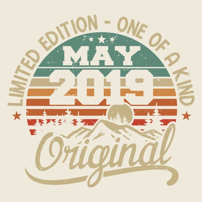 Mai 2019 anniversaire Mai 2019 cadeau 2019 Mai