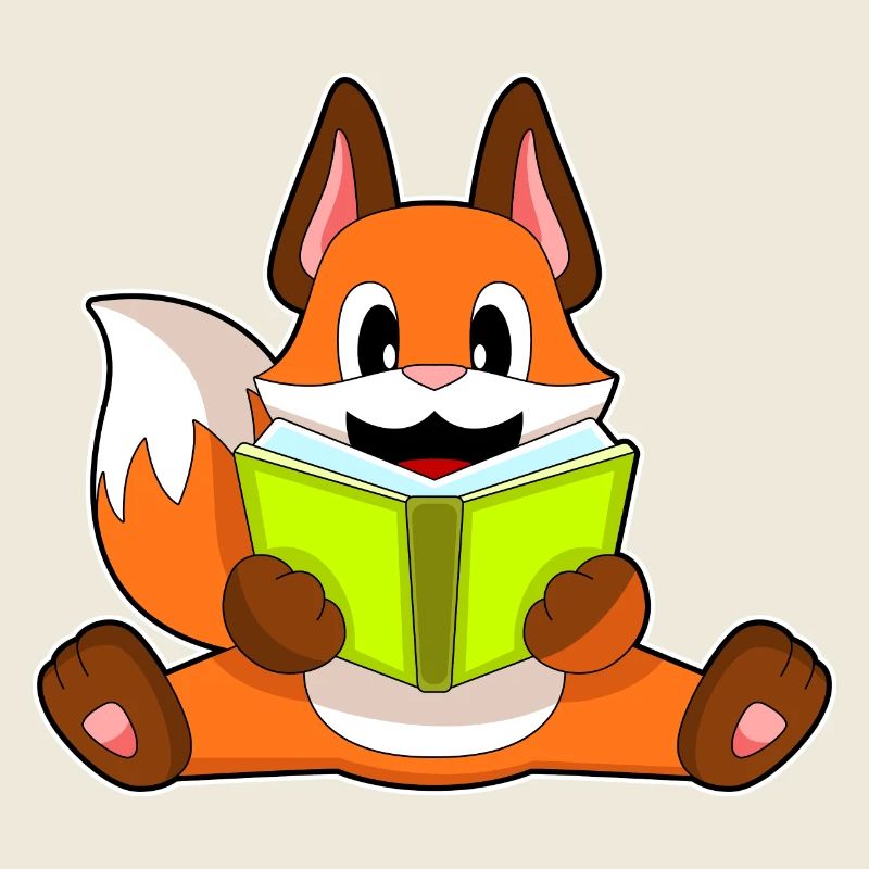 Fuchs Lesen Buch