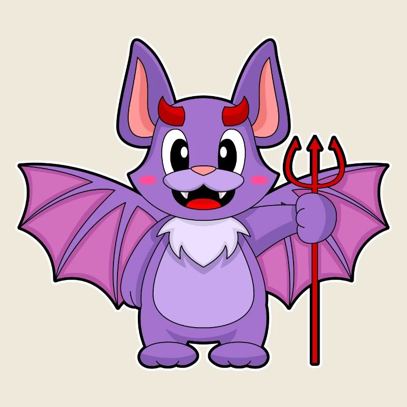 Chauve-souris Halloween Devil