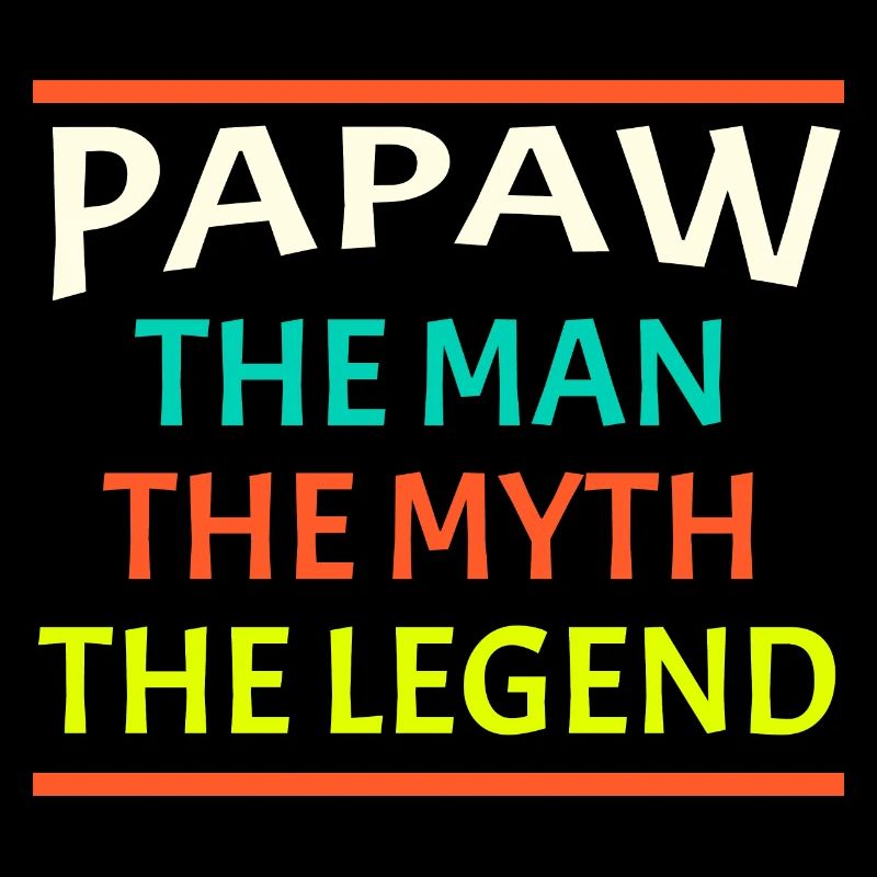 Papa Vater Opa Geschenkidee Papaw Spruch Retro