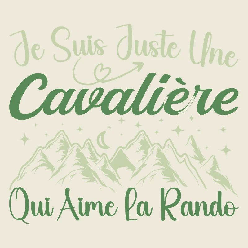 Cavalière aventurier passionnée de Randonnée cadea