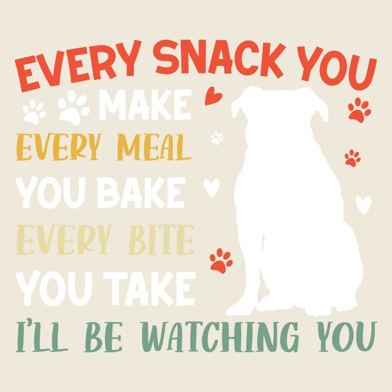 Chiens - Chaque collation que vous préparez, je vous surveillerai !