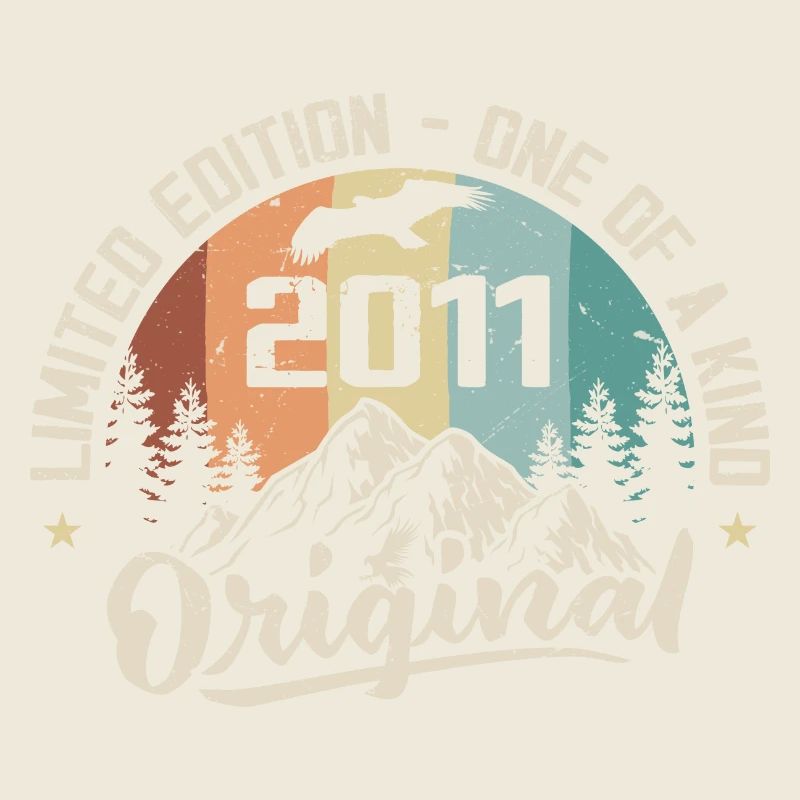 2011 Original Cadeau Anniversaire Vintage 2011