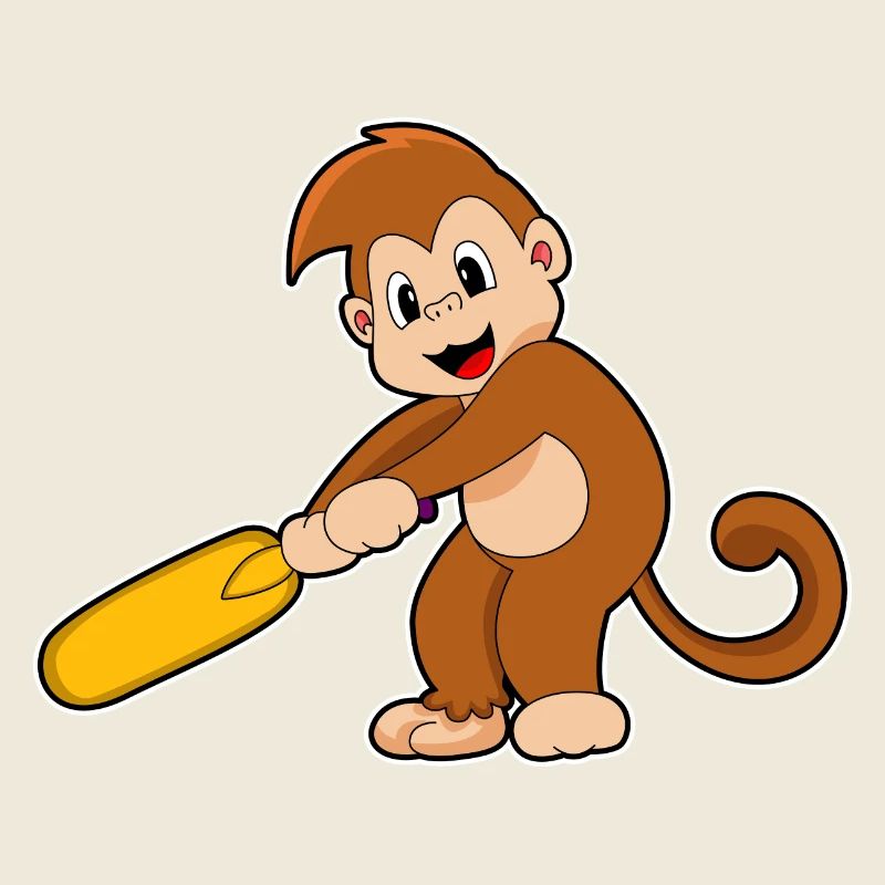 Monkey Cricket Cricket Bat