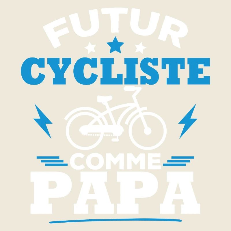 Futur cycliste comme papa