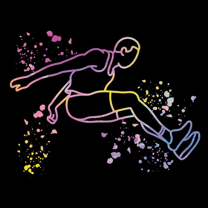 Weitspringer Weitspringen Kinder Weitsprung