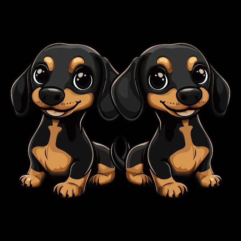 Dackel DachsHund Comic