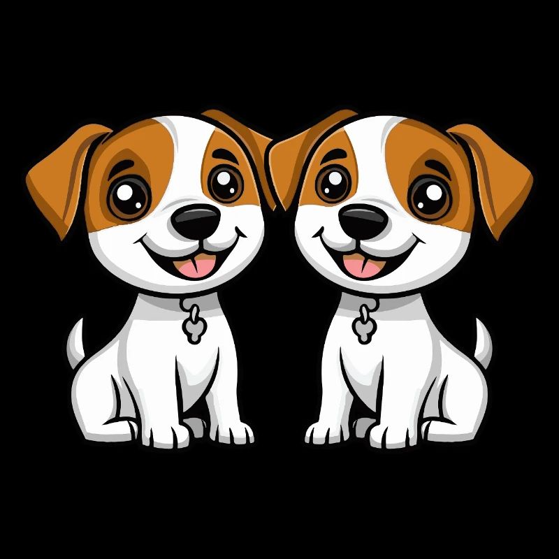 Jack Russell Terrier Dog Comic