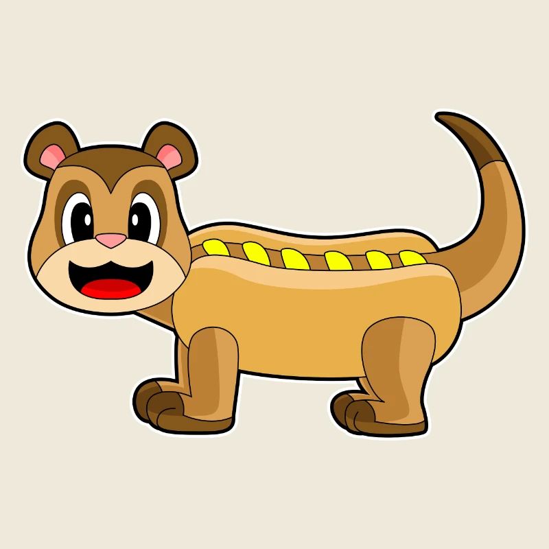 Erdmännchen Hotdog
