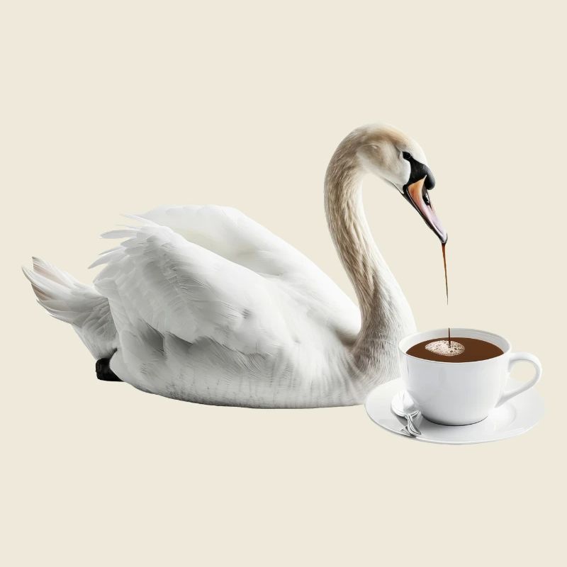 Schwan Kaffee