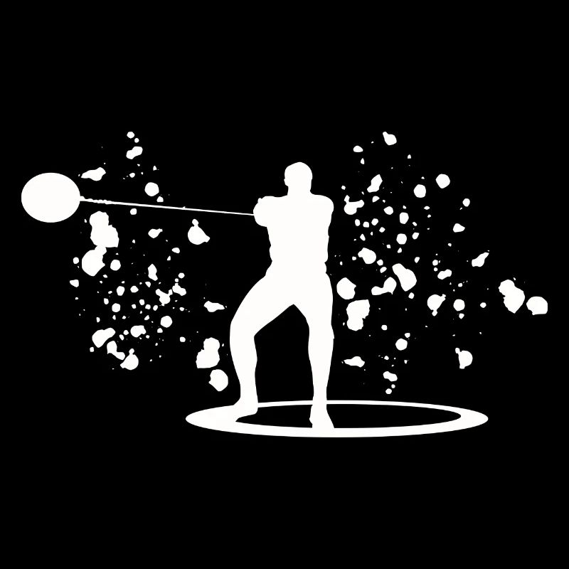 Hammerwerfer Colorsplash Hammerwerfen