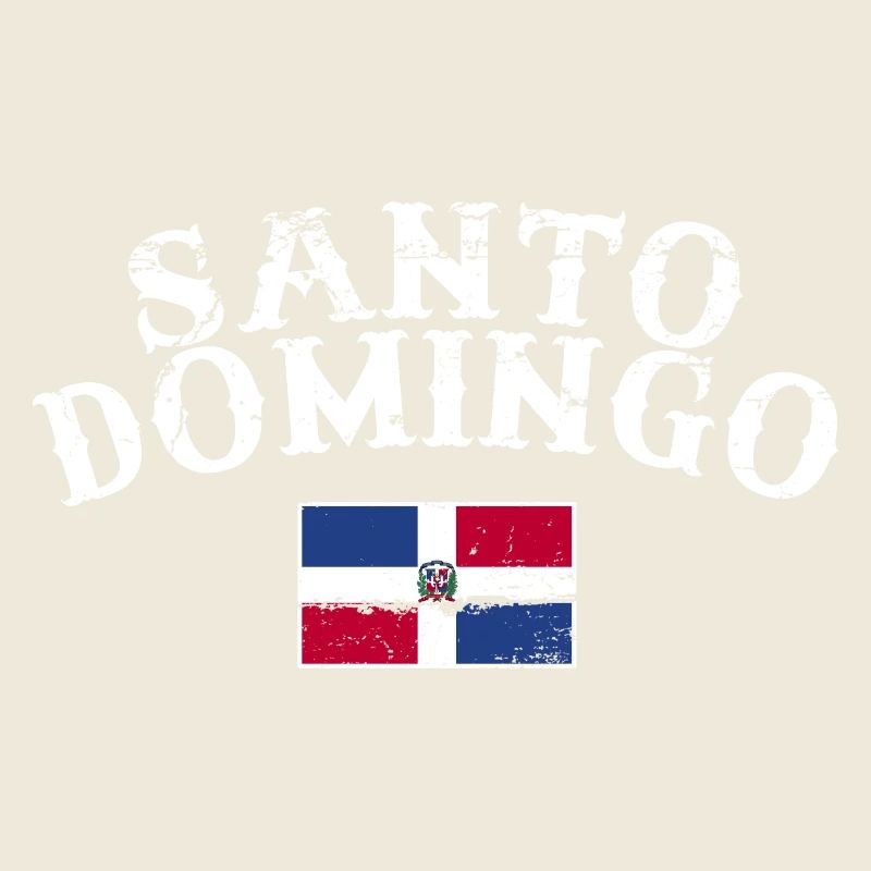 Santo Domingo Dom Rep Vintage Drapeau Dominicain