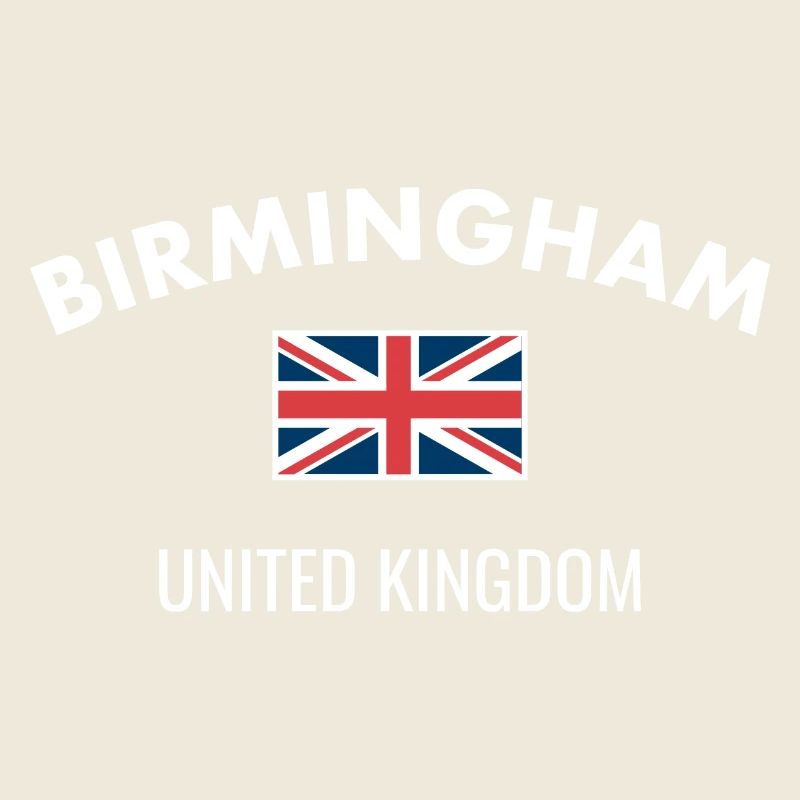 Birmingham Grande-Bretagne Drapeau britannique