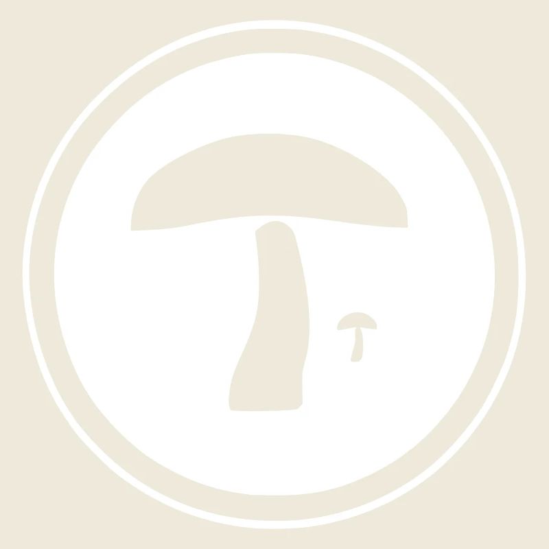 deux champignons en cercle