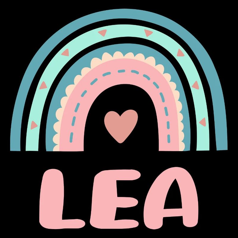 Lea Name Rainbow Baby