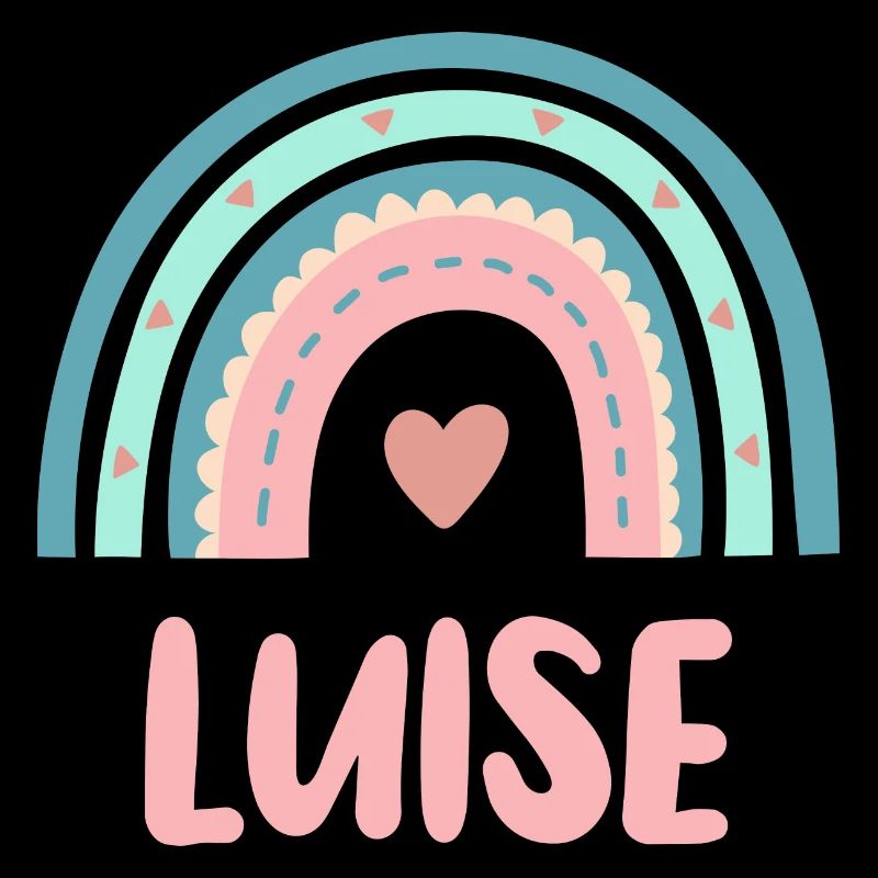 Luise Name Regenbogen Baby