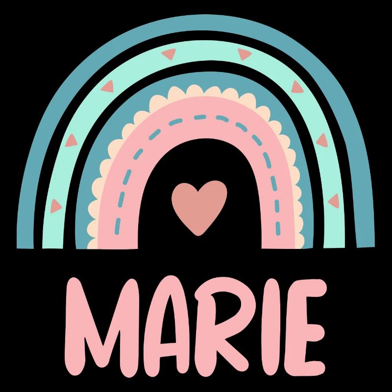 Marie Name Rainbow Baby