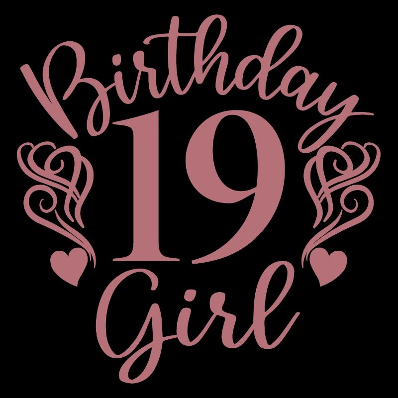 Fille de 19e anniversaire, cadeau de 19 ans pour les adolescents