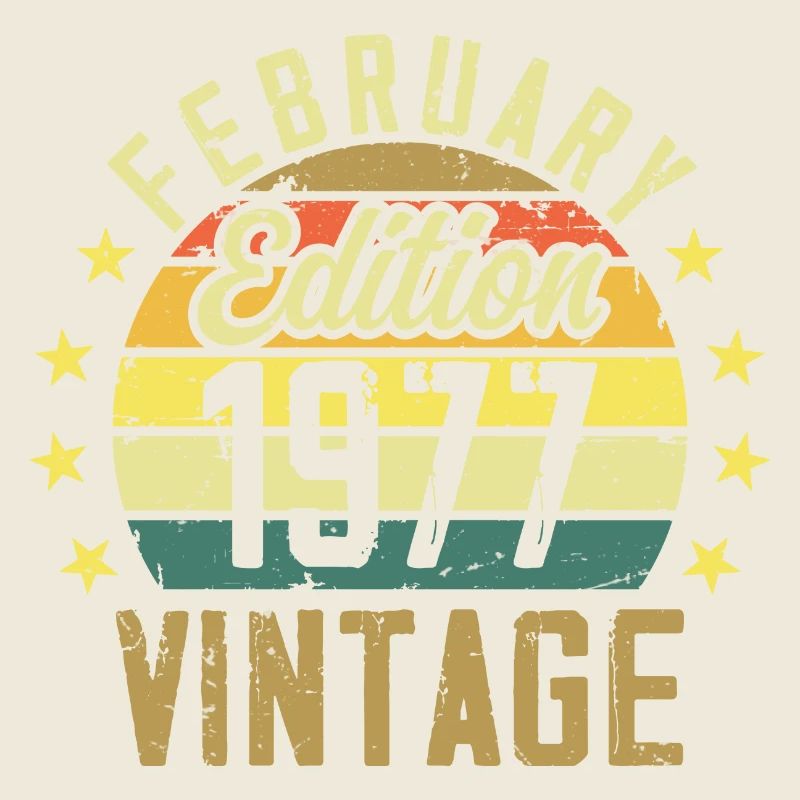 Anniversaire 47 ans - Cadeau Février 1977 - 47e