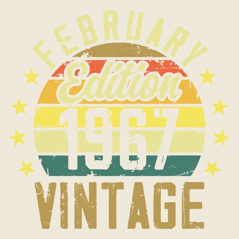 Anniversaire 57 ans - Cadeau Février 1967 - 57e