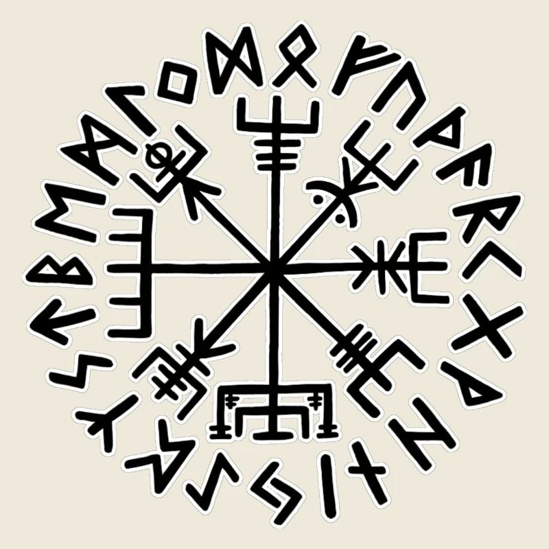 Viking Compass Vegvisir