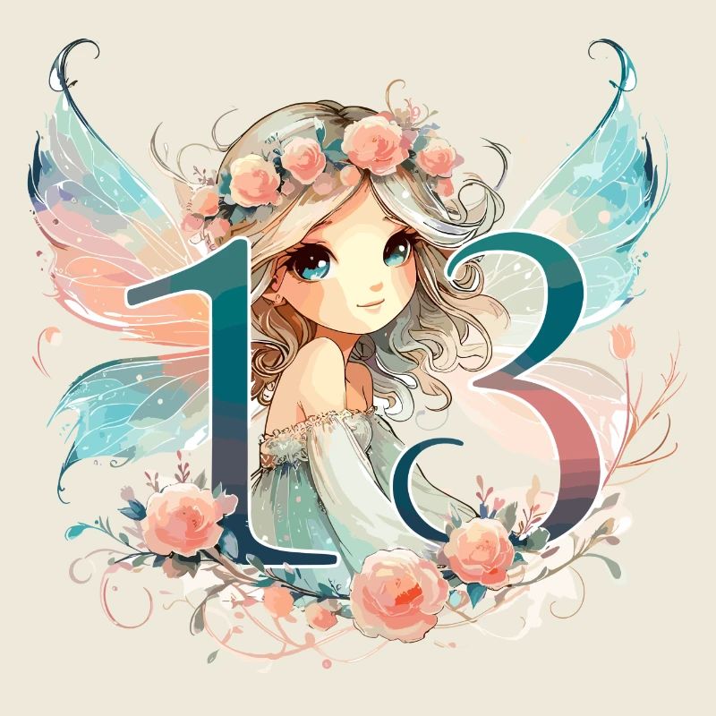 13 Jahre Fee Elfe Geburtstag Geschenk