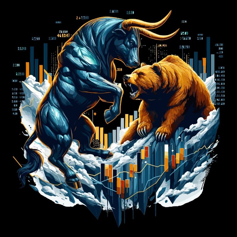 Finance Taurus Bear Fight Wall Street Gift