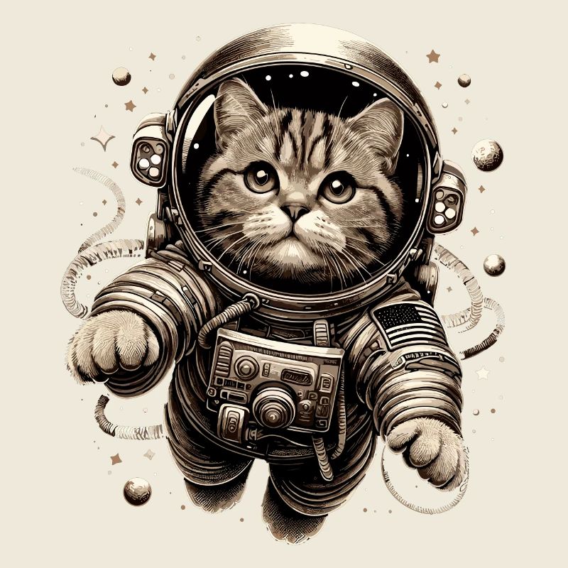 Astronaut BKH getigert Geschenk