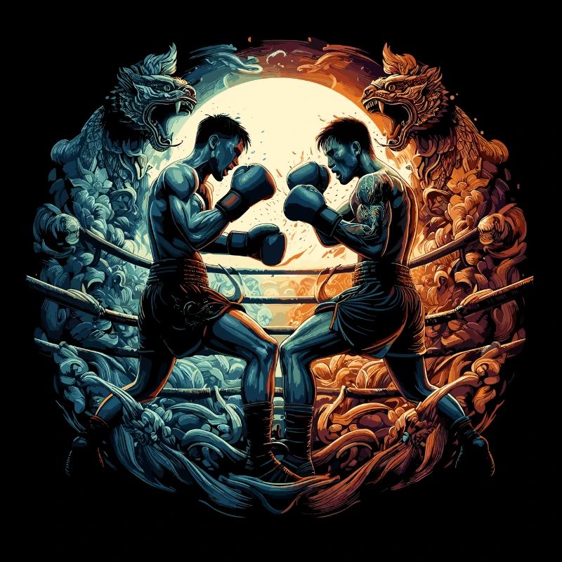 Muay Thai Thaiboxen Kickboxen Boxen Geschenk
