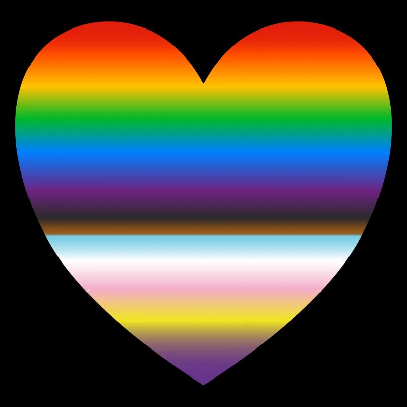 Inclusive pride heart