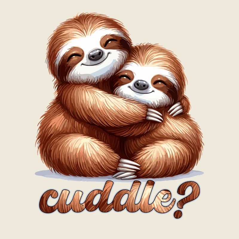 Sloths Sloth Snuggle Gift