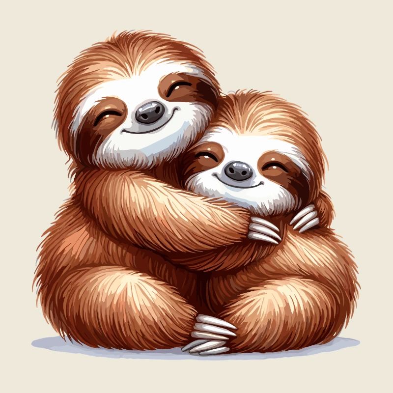 Sloths Sloth Snuggle Gift