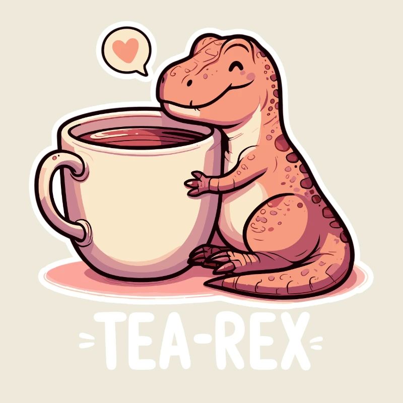 Tee Rex Tee-Rex Teetrinker Geschenk