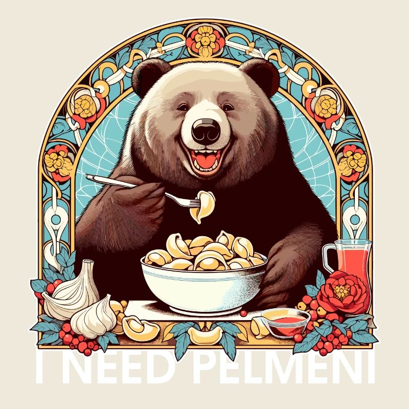 Ich brauche Pelmeni Bär Geschenk