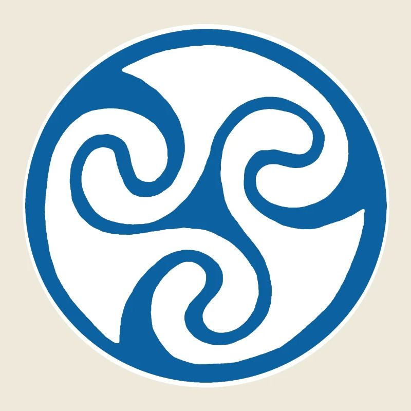 Symbole celte bleu