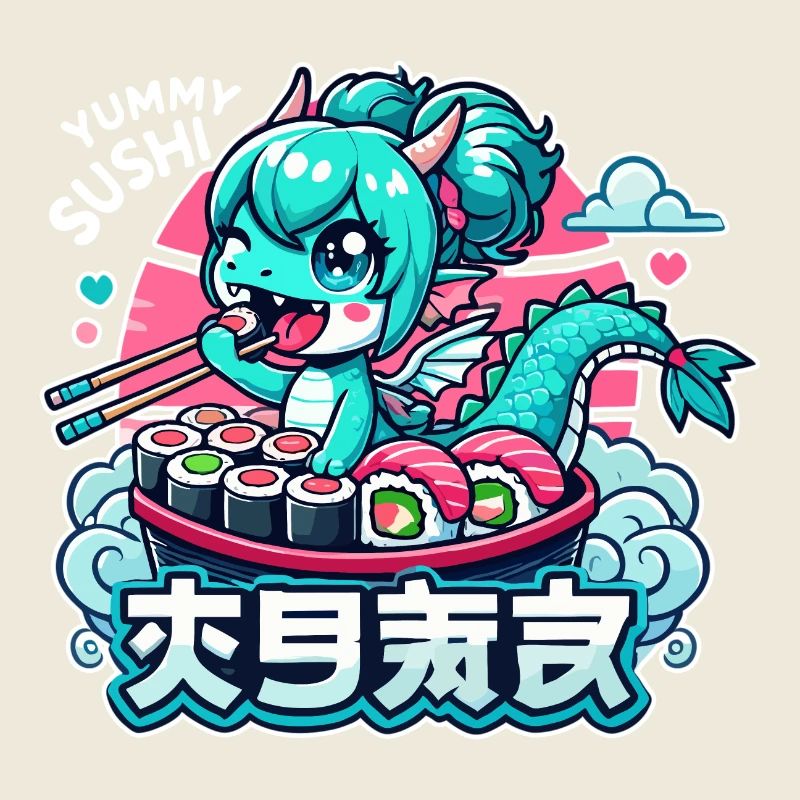 Dragon Maki Sushi Kawaii Gift