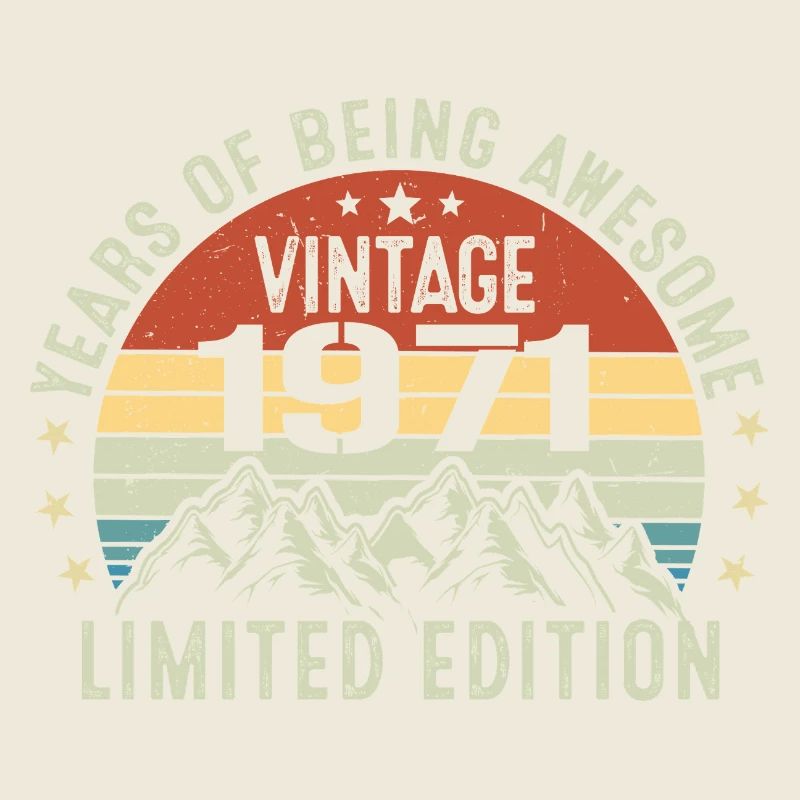 Gift to Celebrate Your Birth Year 1971
