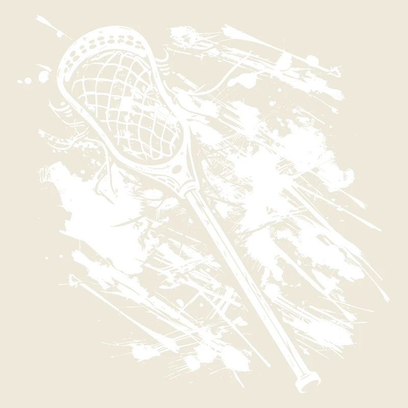 Lacrosseschläger Graffiti