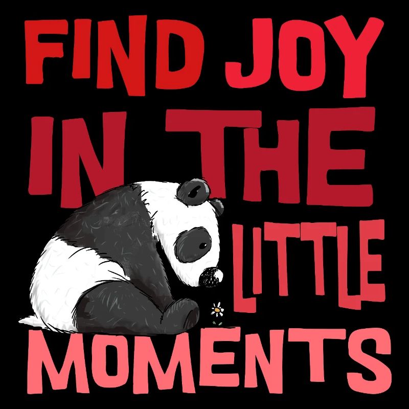 Kleiner Panda Bär Mit Spruch Wildtier Natur