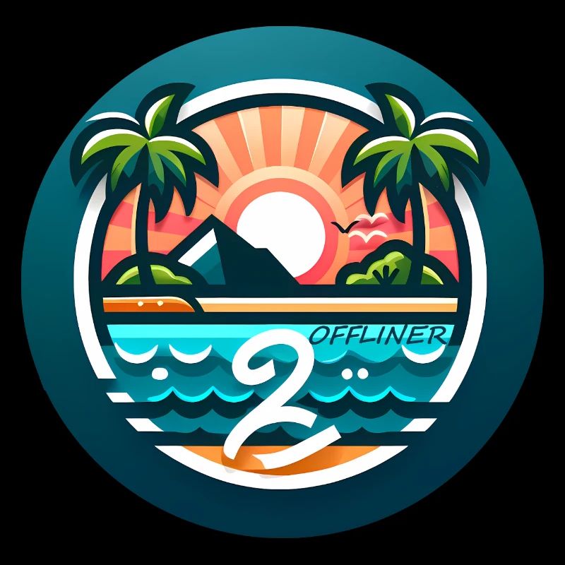 Palm Island coloré Offliner