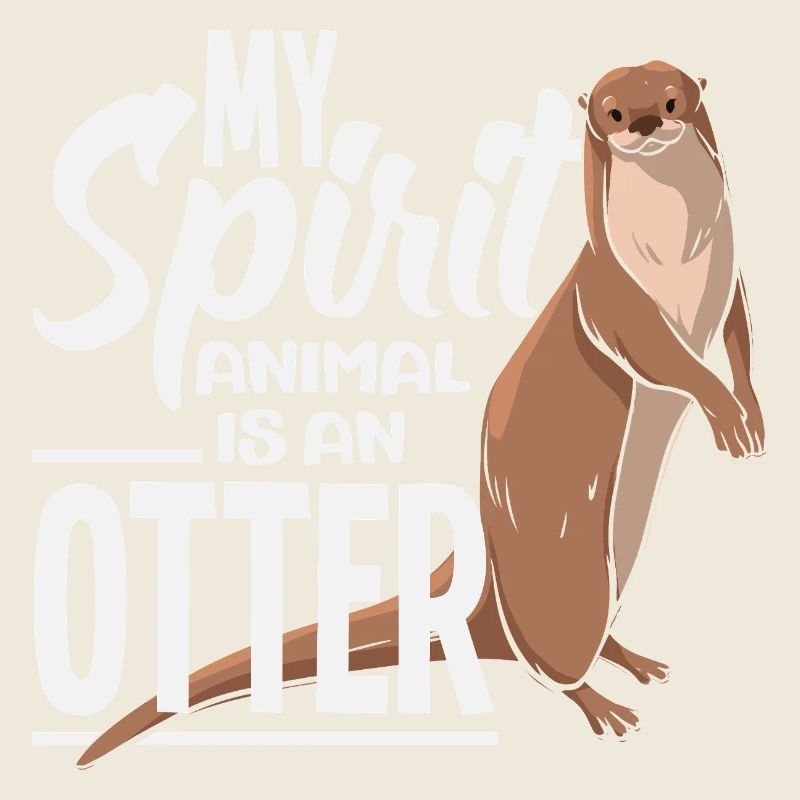Seeotter Cartoon Geist Tier