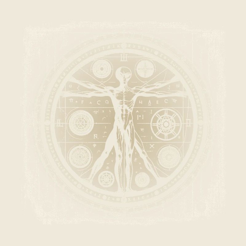 OVNI Ancient Alien Geometry Human Design Chemise
