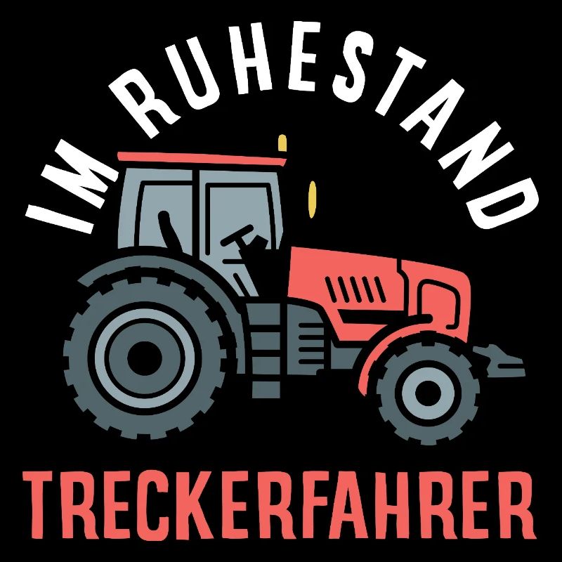Tractor Driver Retirement Profession Pension Funny