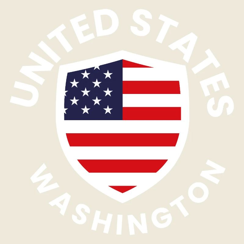 Drapeau écu des États-Unis : design patriotique